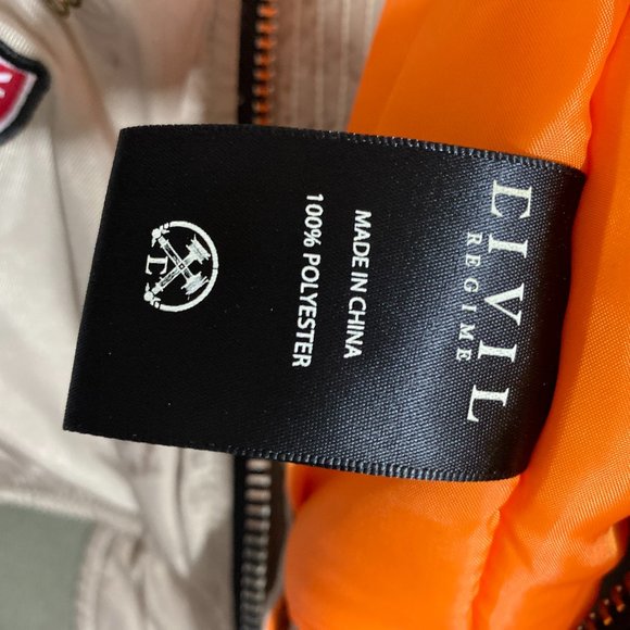 Evil Regime Tan Men's Jacket Size Large - Picture 9 of 12